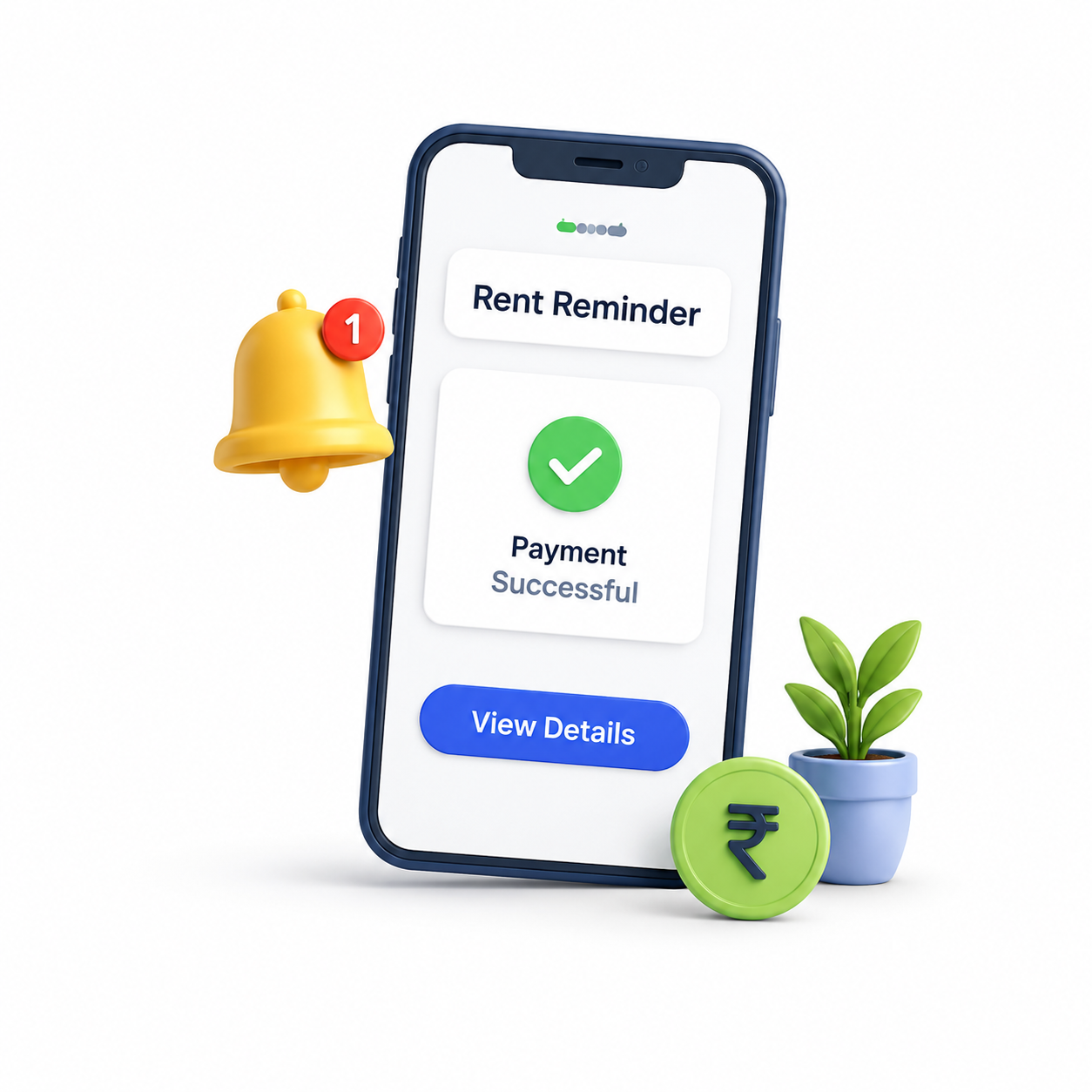 Rent collection reminders and payment tracking illustration